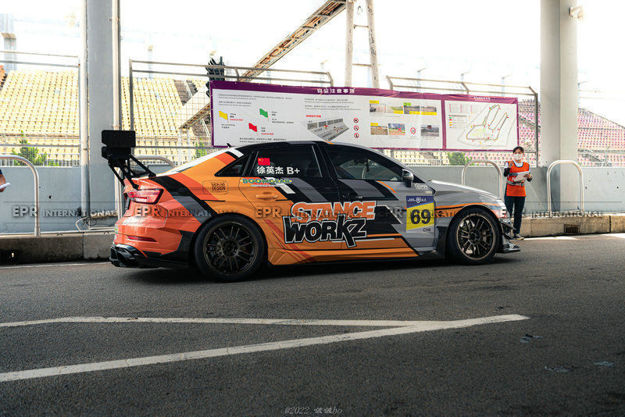 Picture of Audi RS3 S3 8V Stanceworkz Spec-LM side skirt extension