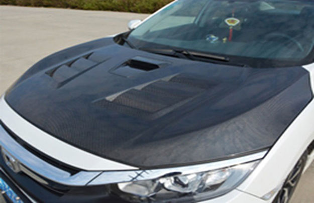 Picture of 16-18 10th Gen Civic FC EVO-Style Hood