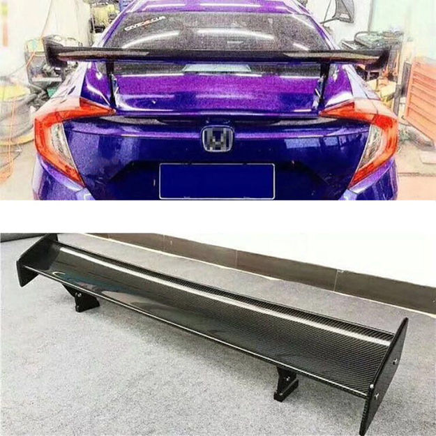 Picture of 16-18 10th Gen Civic FC GT Rear Spoiler Wing (123cm length,  between both mount 80cm, height is  20cm)