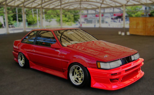 Picture of AE86 Levin RUF Style Front Bumper