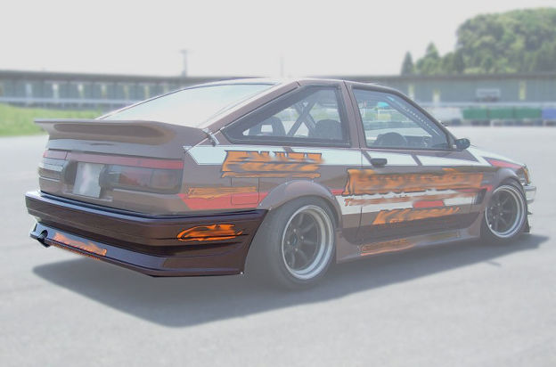 Picture of AE86 Levin MBT2 Style Rear Bumper