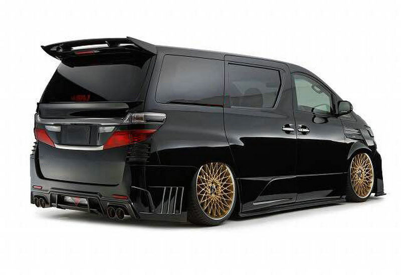 EPR-INT. 08-15 Alphard Vellfire 20 series AH20 SS Style rear bumper