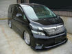 Picture of 08-15 Alphard Vellfire 20 series AH20 SS Style front lip (Can fit both OE & SS front bumper)