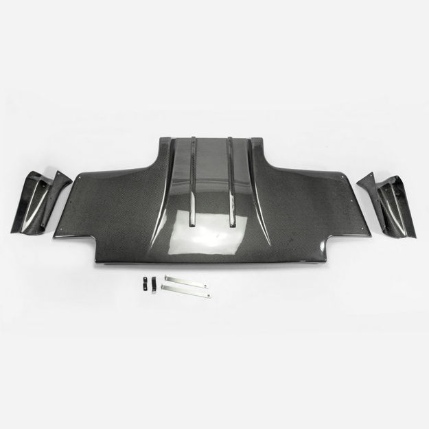 图片 Skyline R33 GTR Top-Secret Type 2 Rear Diffuser w/ Metal Fitting Accessories (5pcs)