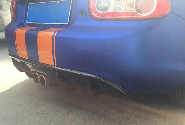 Picture of MX5 Roaster Miata NC TP Style Rear Diffuser (Middle Exhaust Exit)