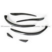 Picture of Mercedes Benz CLA-Class W117 14-16 Front Bumper Canards Glossy CF 6PCS