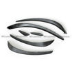 Picture of Mercedes Benz CLA-Class W117 14-16 Front Bumper Canards Glossy CF 6PCS