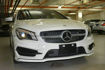 Picture of Mercedes Benz CLA-Class W117 14-16 Front Lip Splitter With Red Line Glossy CF 2PCS