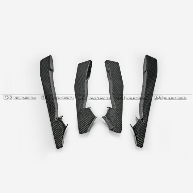Picture of 17 onwards Civic Type R FK8 VRSAR2 Style Front Bumper Canard 2Pcs