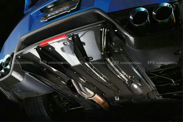 Picture of 2008-16 R35 TS style rear under fins (4 pcs kit) (To be used with TS M17 Rear Under Bumper or Rear Under Bumper Ver.2