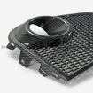 Picture of Civic FK8 Type R Front fog light cover replacement (For FK8 only) With Aluminium Grilles Carbon Fiber - USA WAREHOUSE