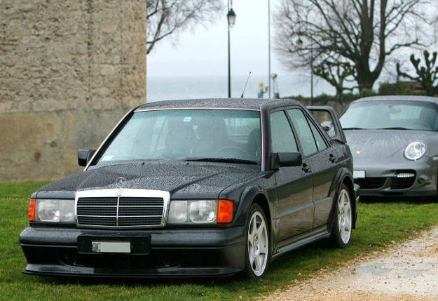 Picture of MERCEDES BENZ C-CLASS W201 190E EVOII Type Front spoiler with bumper cover