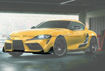 Picture of 19+ Supra A90 T Type front lip 3Pcs Forged Carbon Look Double Sides - USA WAREHOUSE
