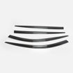 图片 2017+ Kia Stinger Wind visor deflector 4Pcs Carbon Fiber - USA WAREHOUSE