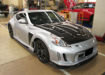 Picture of 09 onwards 370Z Z34 VRS Style Front Fender with front bumper extension Fiberglass - USA WAREHOUSE