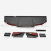 图片 03-08 Z33 350z Infiniti G35 Coupe 2D JDM TS Style Rear Diffuser 6Pcs (with fitting) Red Carbon Fiber - USA WAREHOUSE