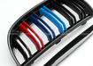 图片 For BMW 3 Series E90 05-07 Double Style Front Grille Glossy Black ABS